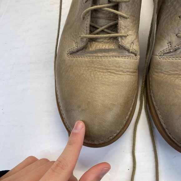 Clarks Hale Rise Boots Men's Size 8 M  Leather Tan Brown - Picture 7 of 16